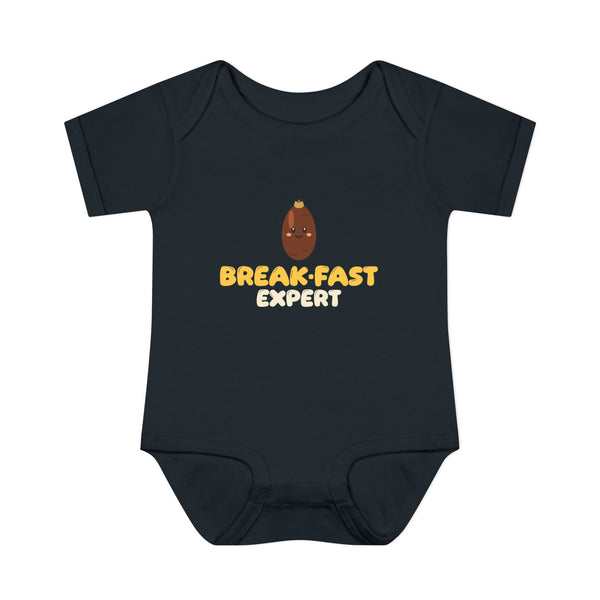 Break Fast Expert Baby Bodysuit in Black – AdabStars