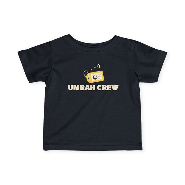 Umrah Crew Baby T-Shirt in Black – AdabStars