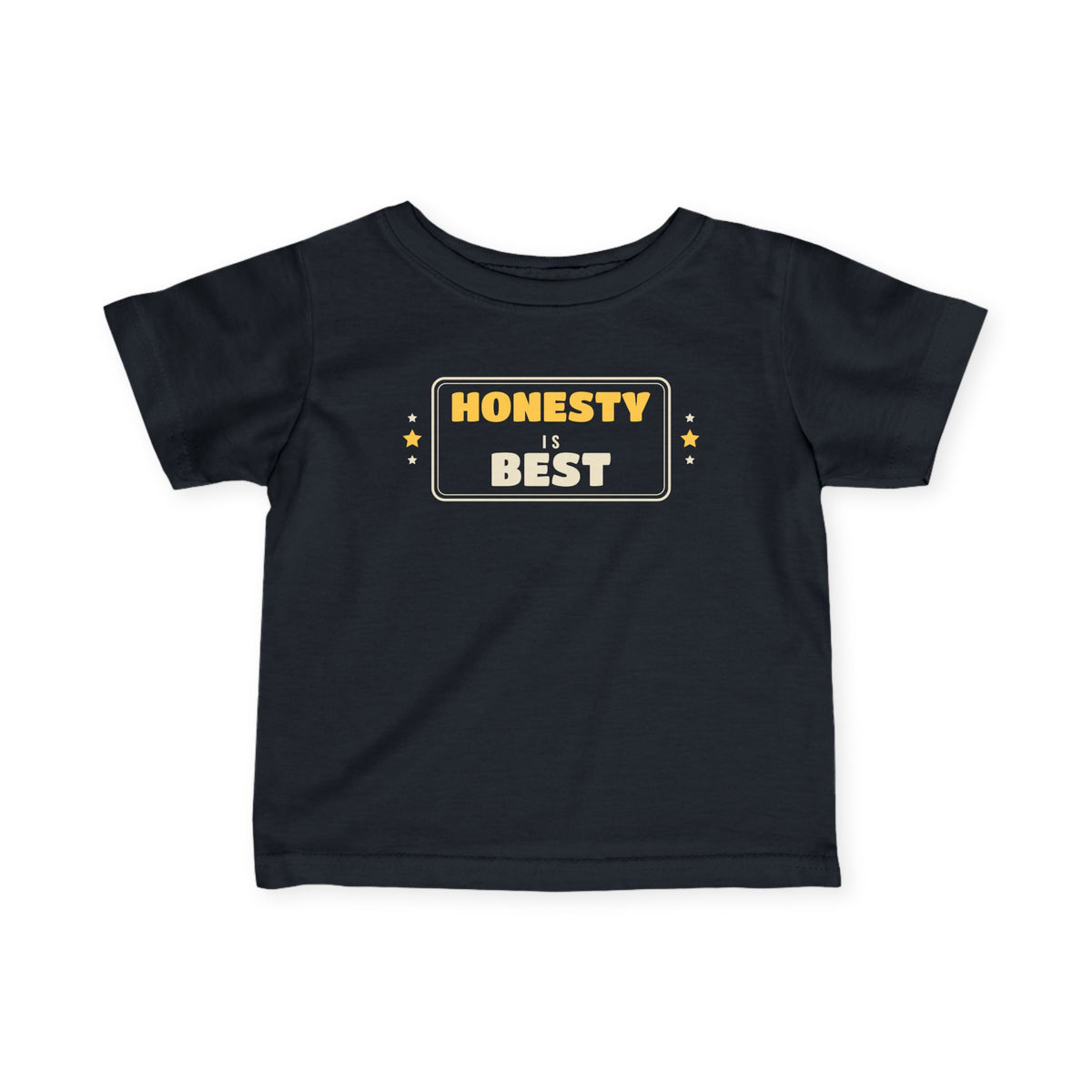 Honesty Is Best Islamic Baby T-Shirt in Black – AdabStars