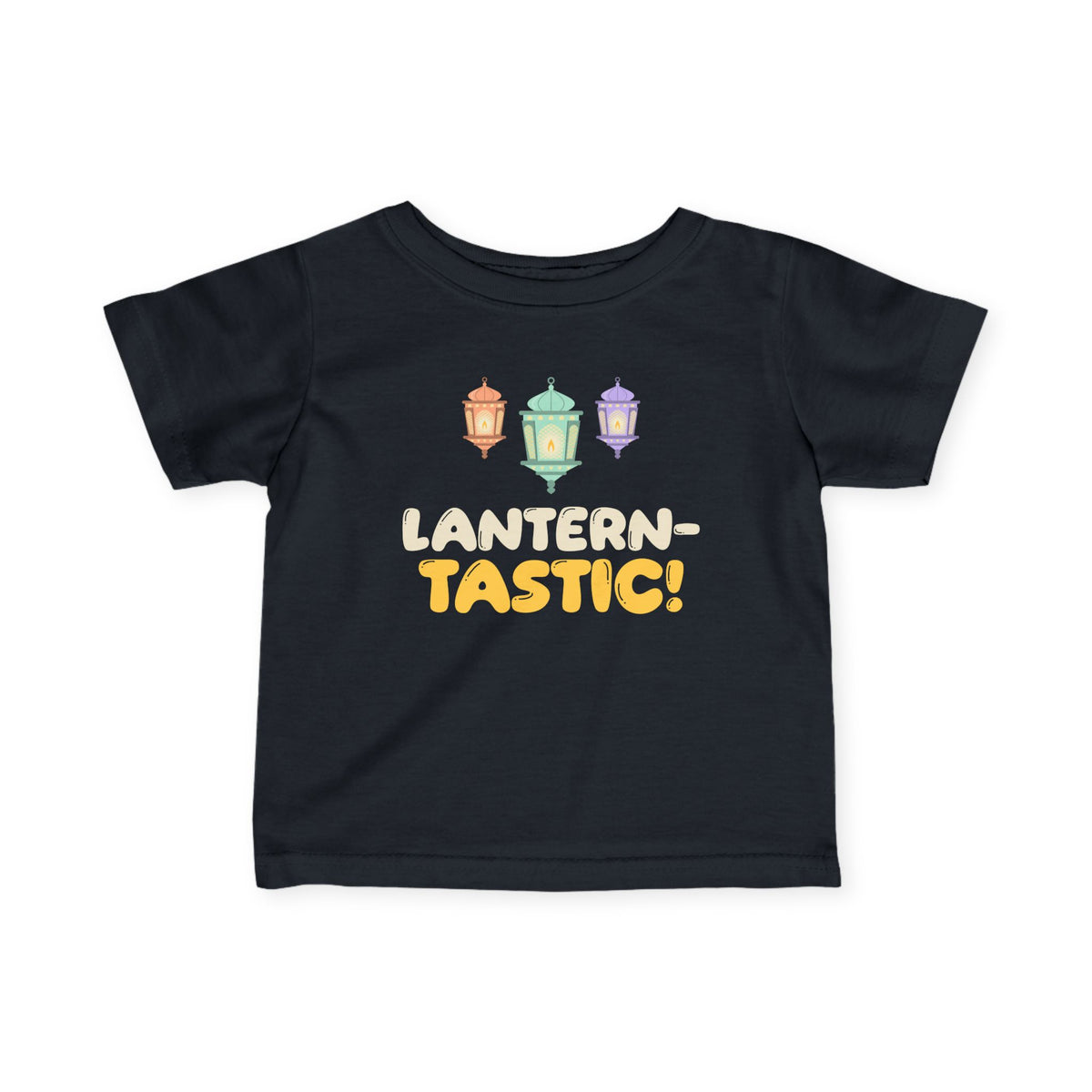Lantern-Tastic! Ramadan Baby T-Shirt in Black – AdabStars
