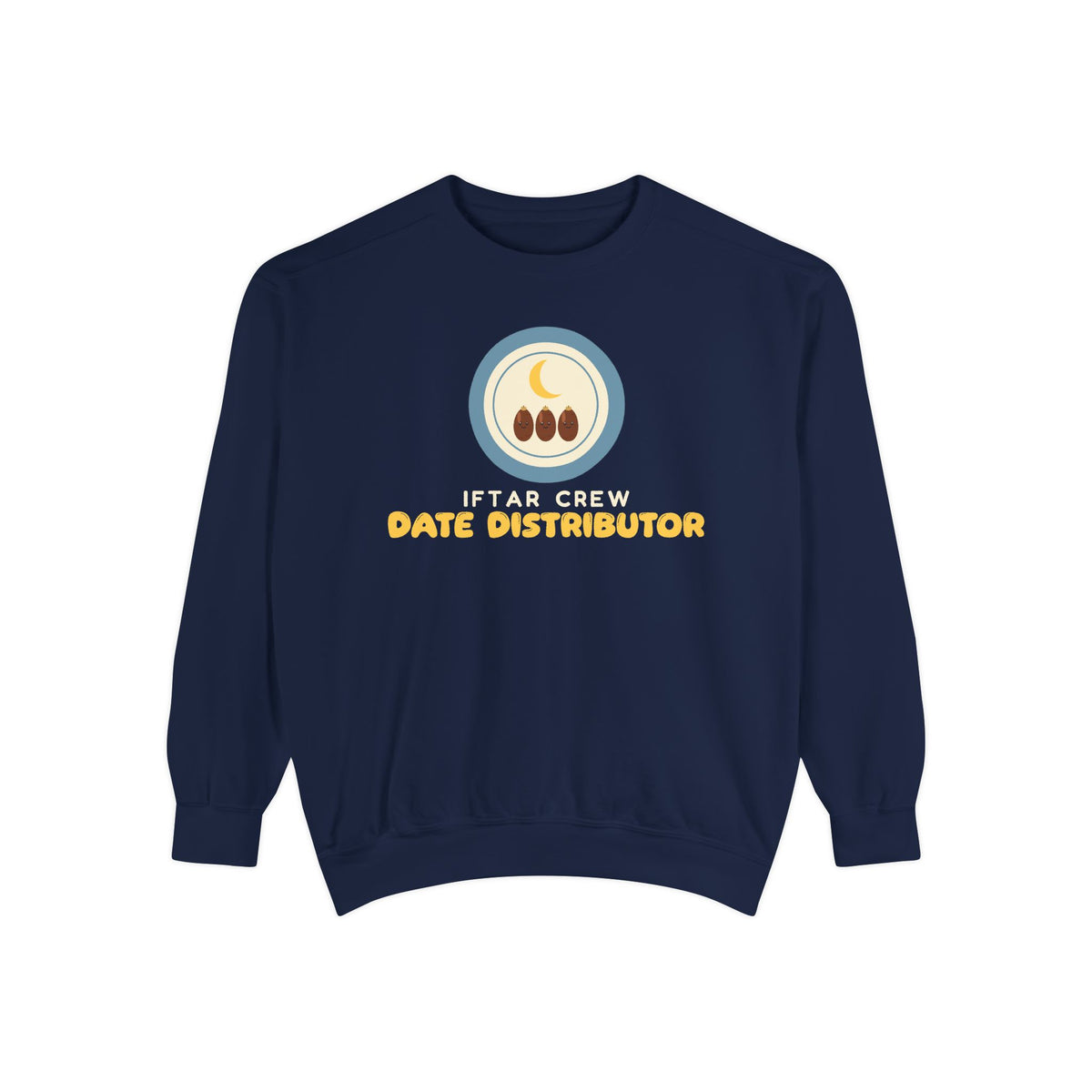 Iftar Crew: Date Distributor Sweatshirt | Crew Date Distributor Ramadan Kids Sibling Set | AdabStars Islamic Kids Apparel