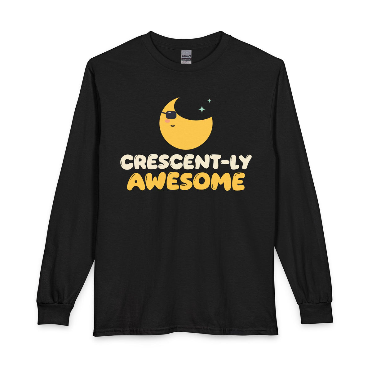 Crescent-ly Awesome Ramadan Long Sleeve Shirt in Black – AdabStars
