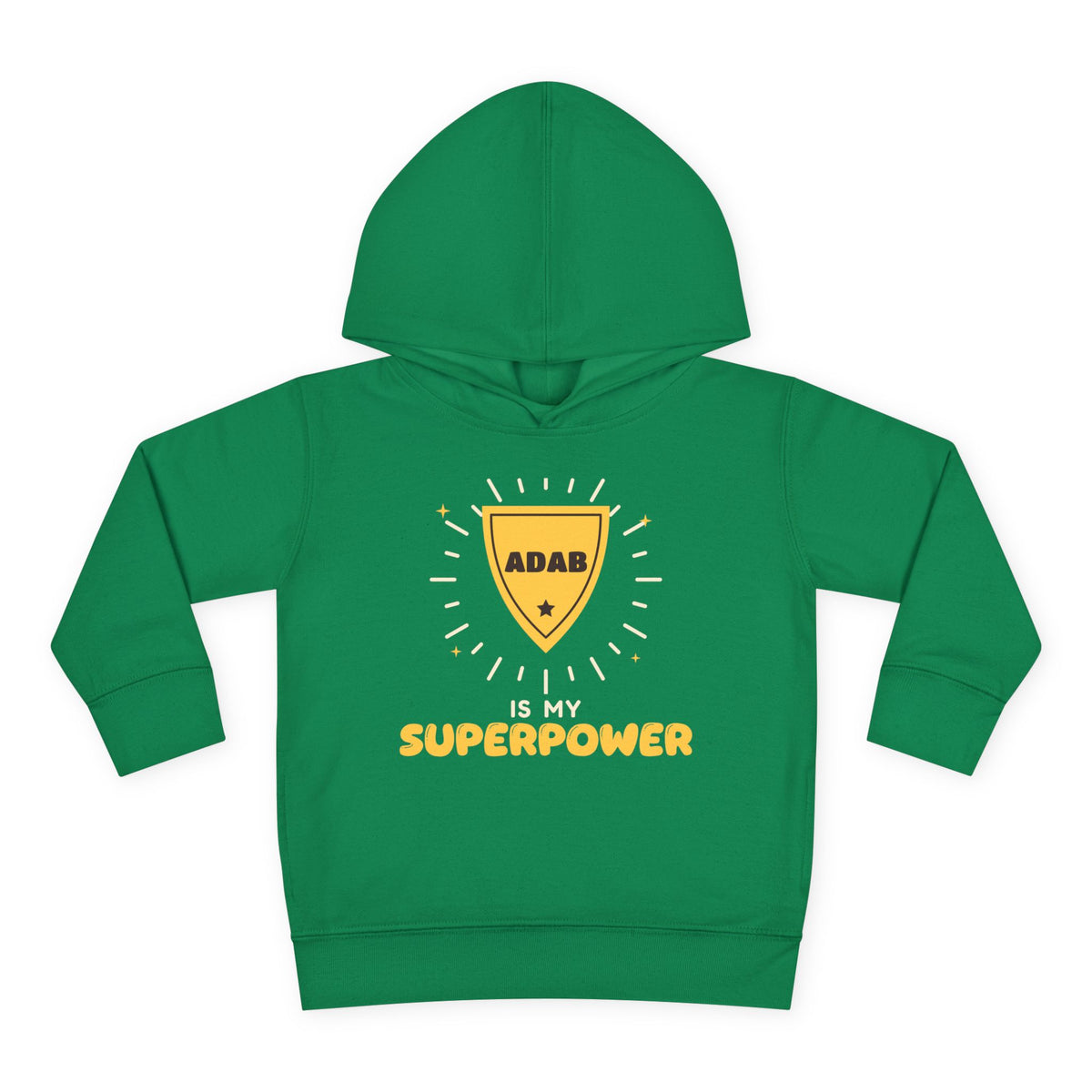 Adab Superpower Islamic Toddler Hoodie in Kelly – AdabStars