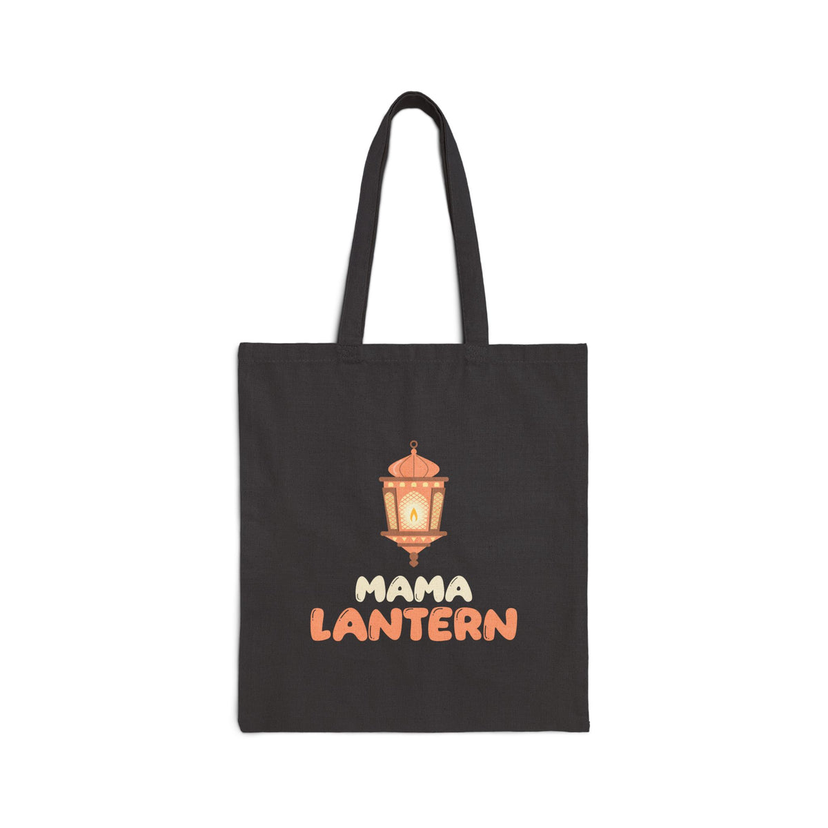 Mama Lantern Canvas Tote Bag in Black, double-sided print – AdabStars