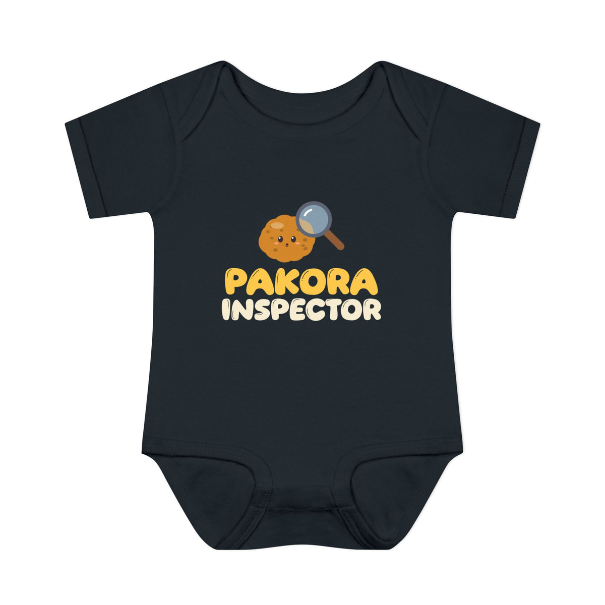 Pakora Inspector Ramadan Baby Bodysuit in Black – AdabStars