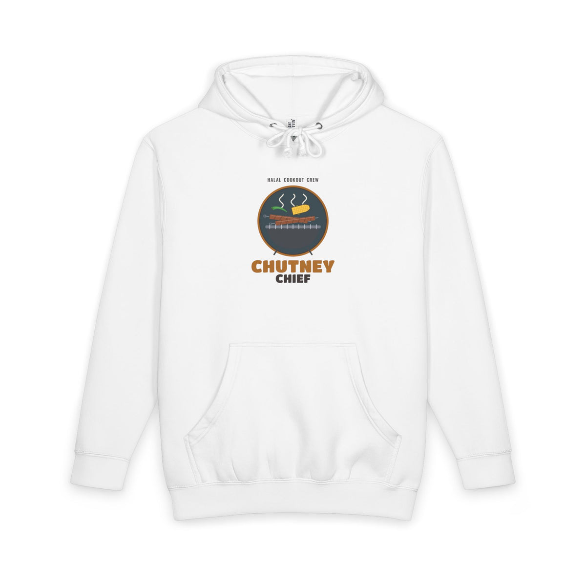 Chutney Chief Halal Cookout Islamic Heavyweight Hoodie | Crew Desi Family BBQ Role | AdabStars Islamic Apparel