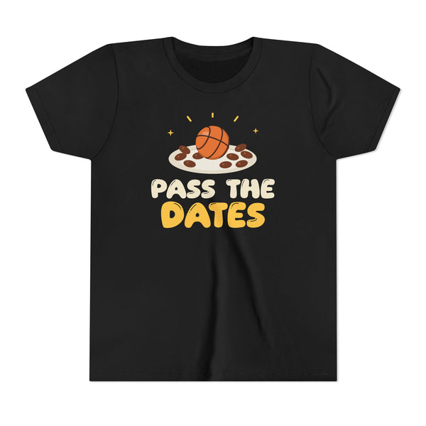 Pass The Dates Kids T-Shirt in Black – AdabStars