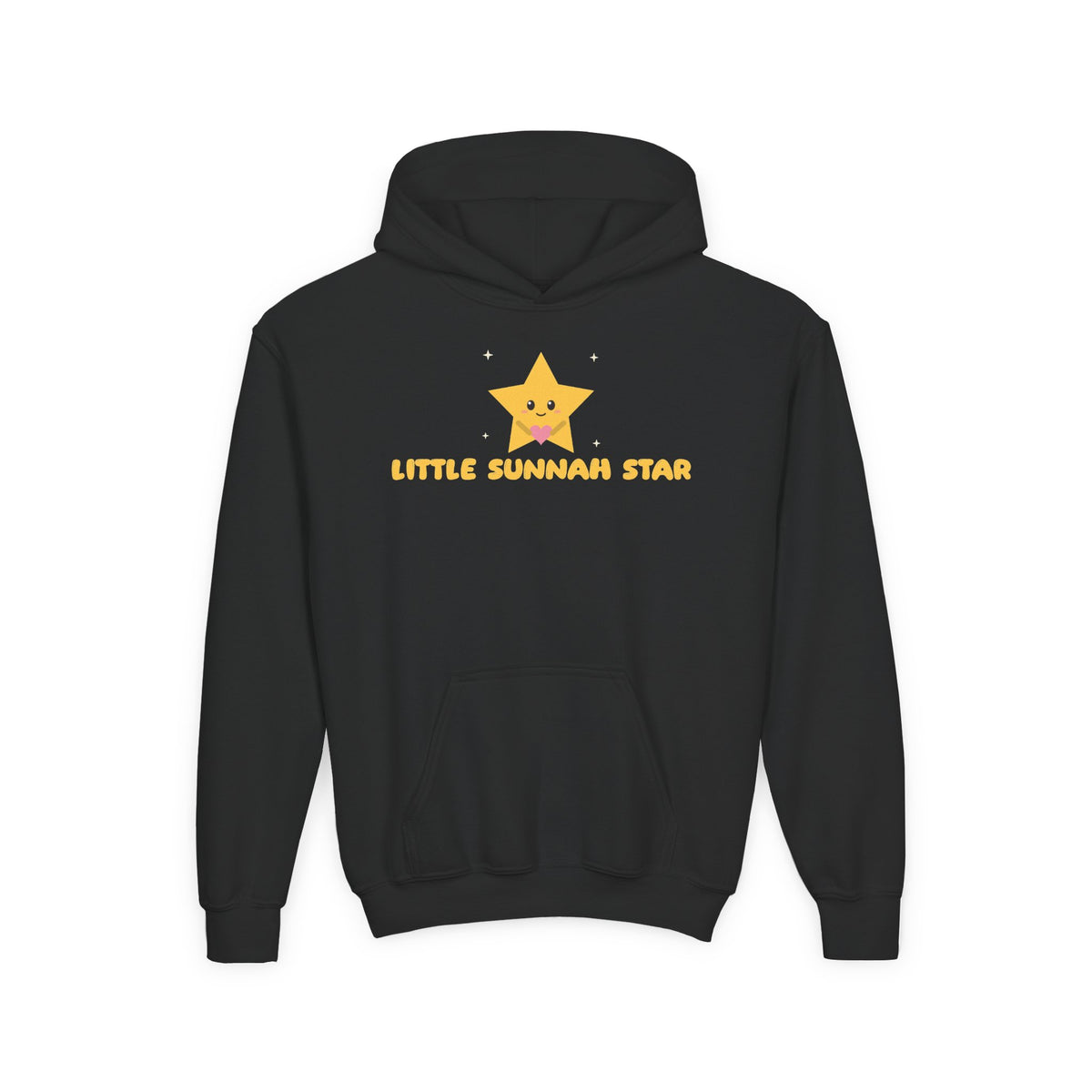 Little Sunnah Star Islamic Kids Hoodie in Black – AdabStars