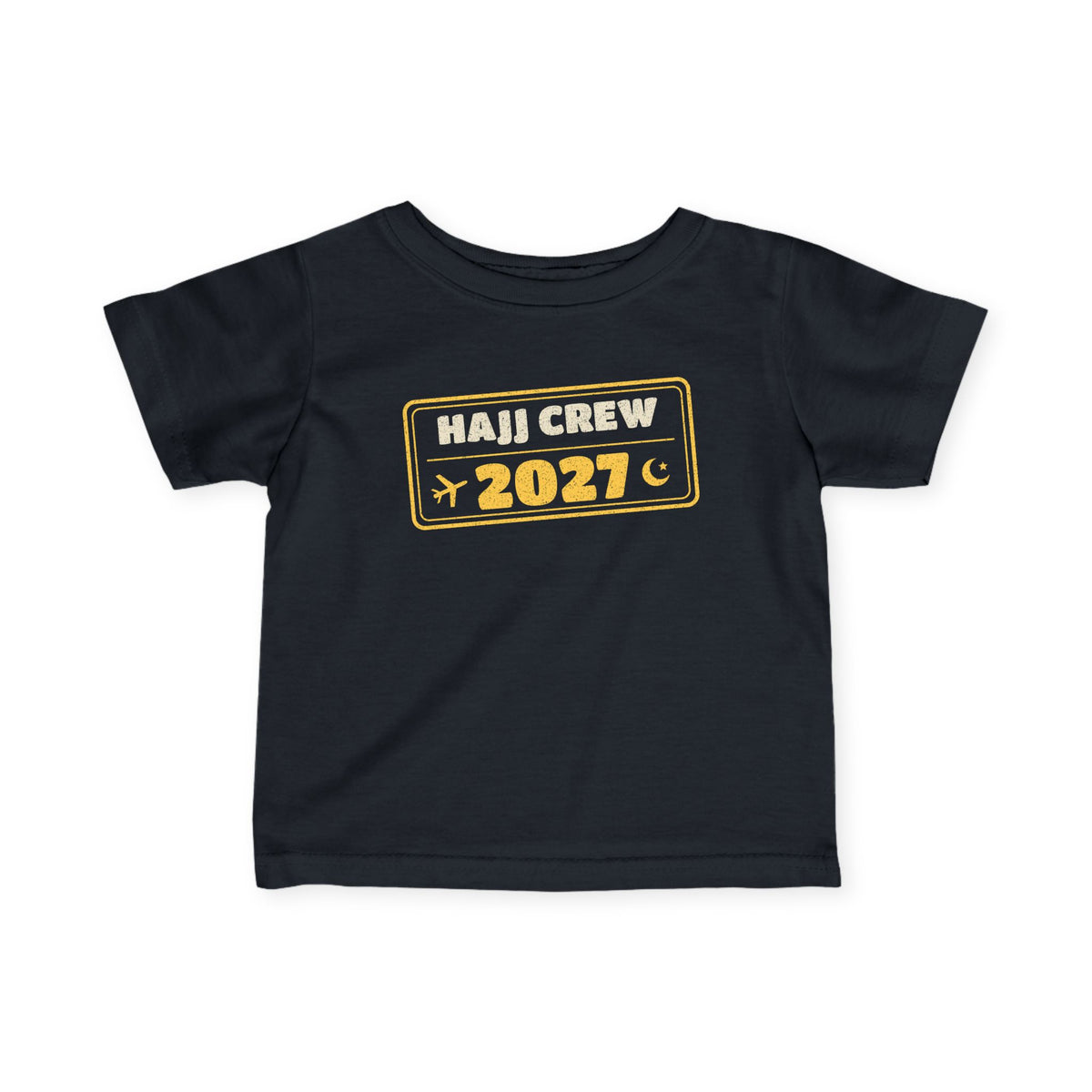 Hajj Crew 2027 Baby T-Shirt in Black – AdabStars