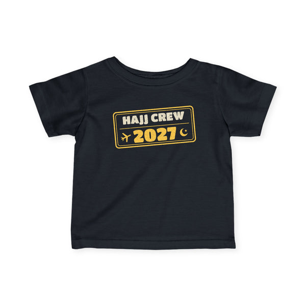 Hajj Crew 2027 Baby T-Shirt in Black – AdabStars