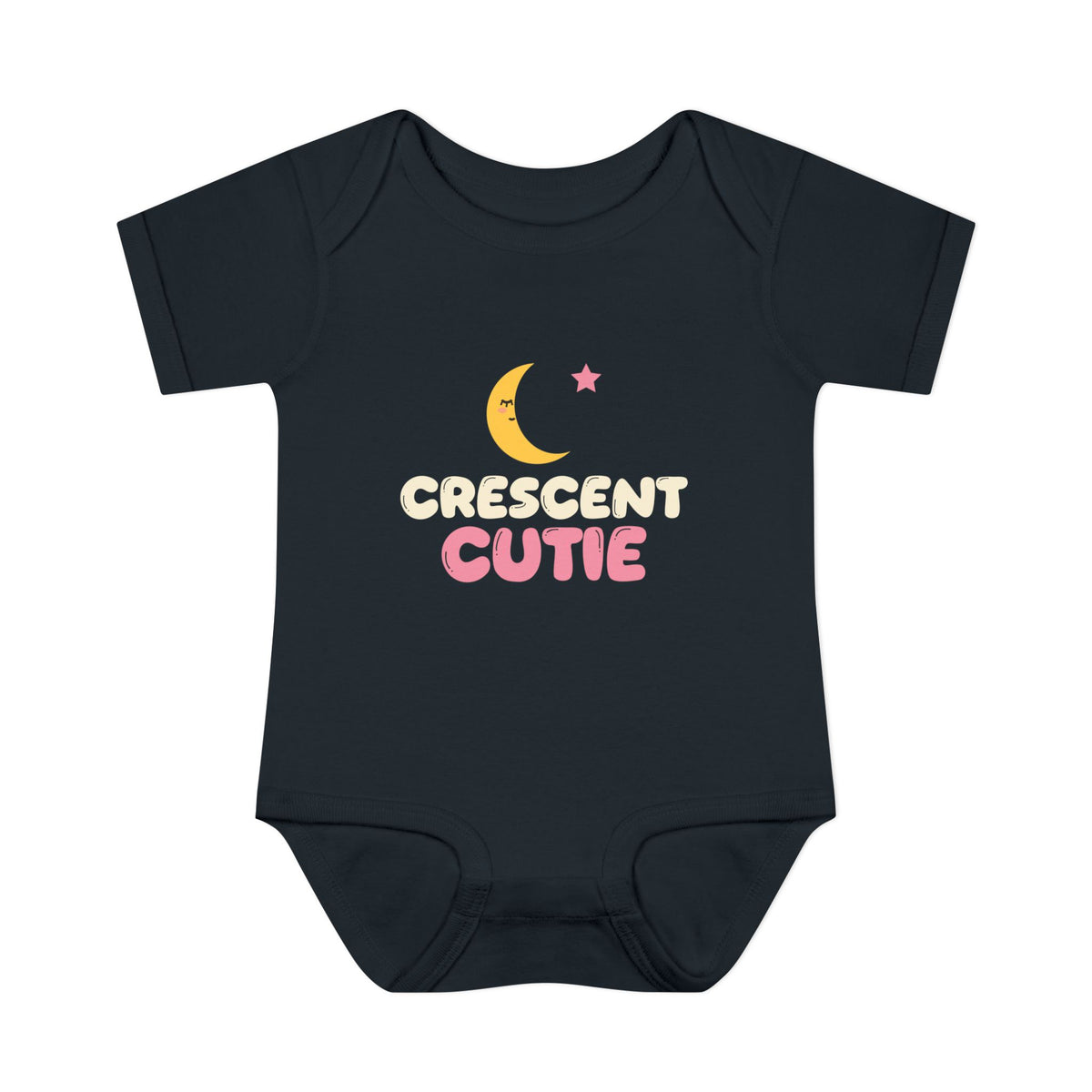 Crescent Cutie Ramadan Baby Bodysuit in Black – AdabStars