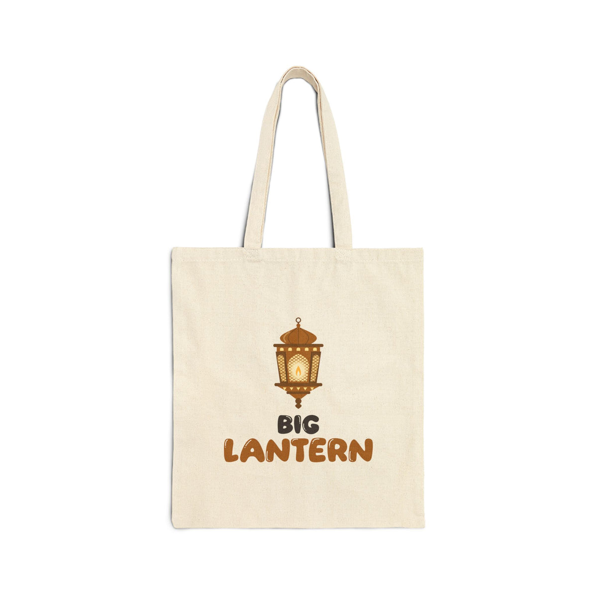 Big Lantern Canvas Tote Bag in Natural, double-sided print – AdabStars