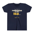Be Like Isa (AS) Kids Tee | Prophet Isa (Jesus) Gentleness Story, Qur'an 19:30-32 on the Back | AdabStars