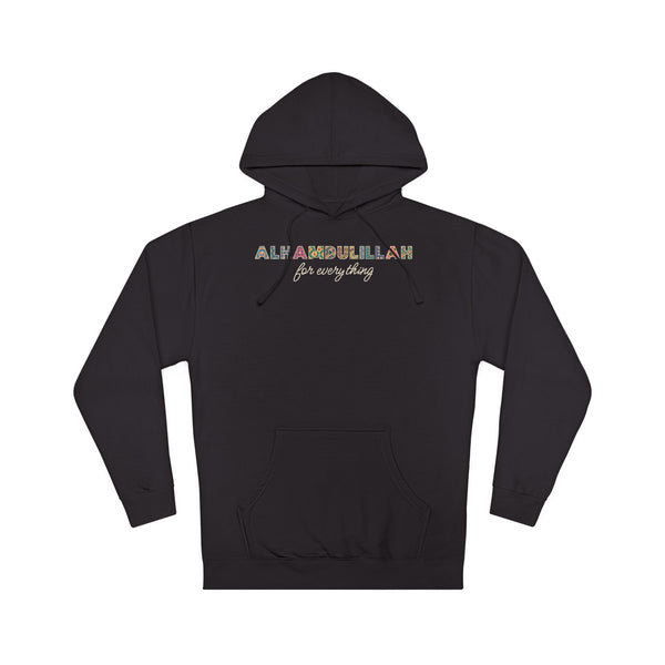 Alhamdulillah Patterned Letters Islamic Hoodie – AdabStars
