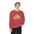 With Hardship Comes Ease Sweatshirt | Surah Ash-Sharh Qur'an 94:5-6 on the Back Islamic Reminder | AdabStars