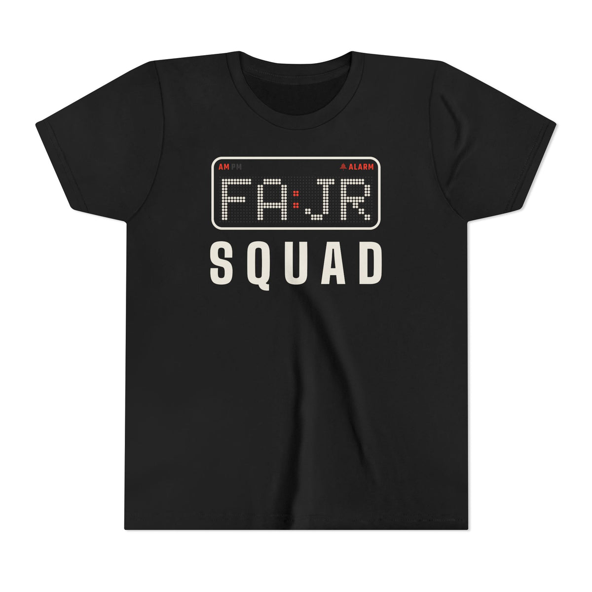 Fajr Squad Islamic Kids T-Shirt in Black – AdabStars