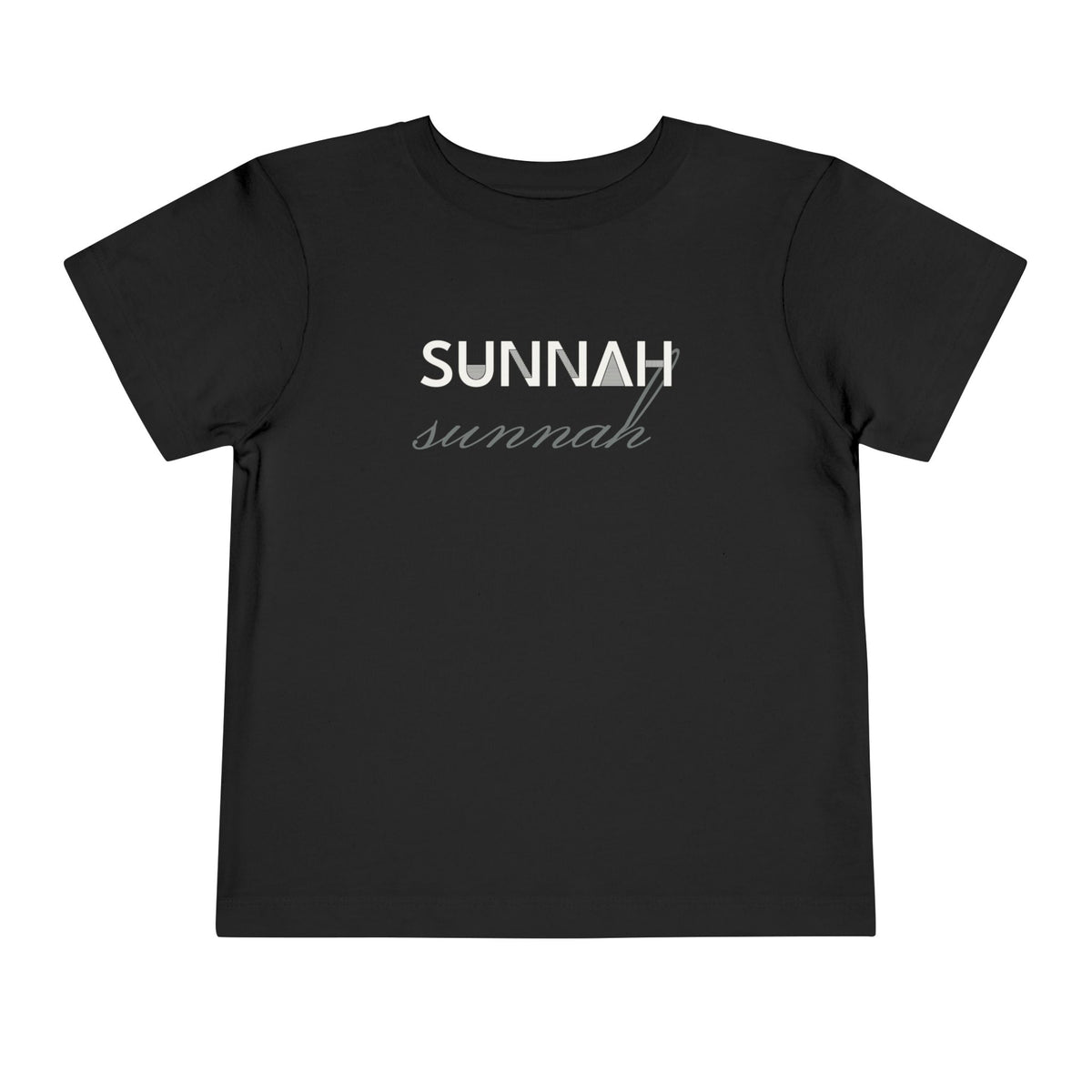 Sunnah Islamic Toddler T-Shirt in Black – AdabStars