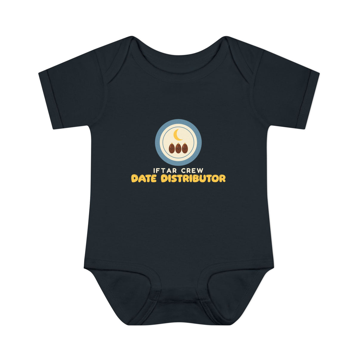 Iftar Crew: Date Distributor Baby Bodysuit in Black – AdabStars