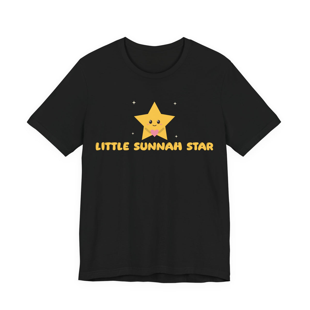 Little Sunnah Star Islamic Unisex T-Shirt in Black – AdabStars