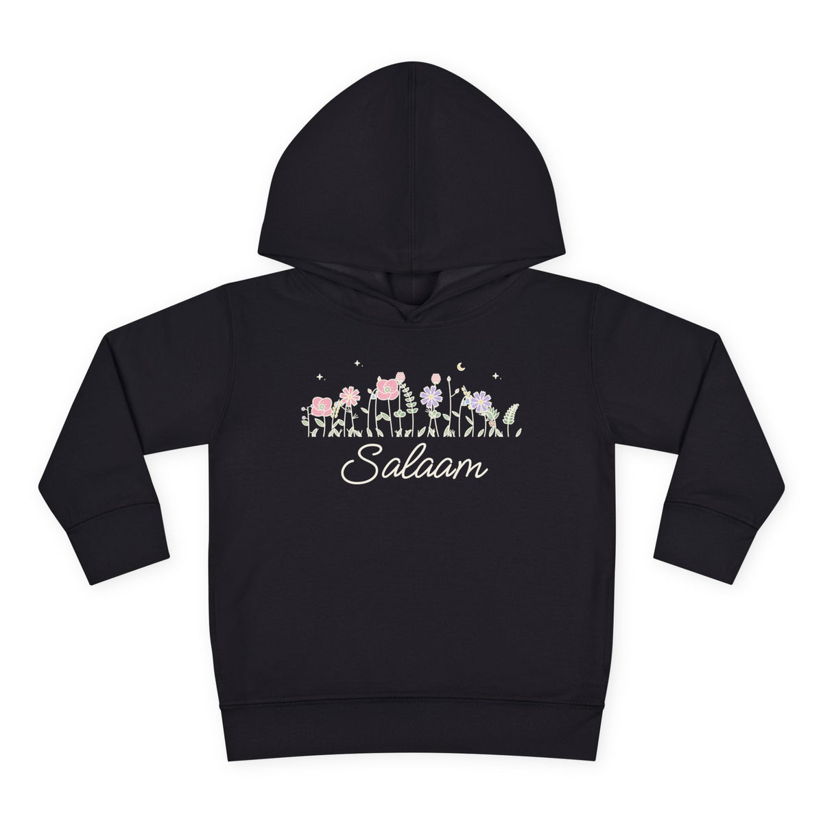 Salaam Meadow Flowers Toddler Hoodie in Black – AdabStars