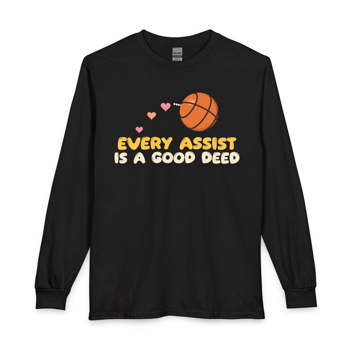 Every Assist Is A Good Deed Muslim Long Sleeve Shirt in Black – AdabStars
