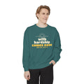With Hardship Comes Ease Sweatshirt | Surah Ash-Sharh Qur'an 94:5-6 on the Back Islamic Reminder | AdabStars