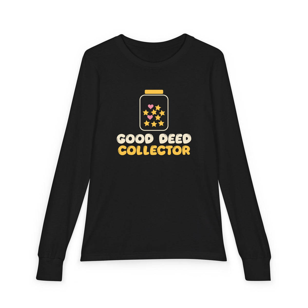 Good Deed Collector Ramadan Kids Long Sleeve Shirt | Ramadan Kids Star Jar Kindness Chart | AdabStars Islamic Kids Apparel