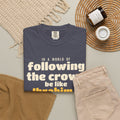 Be Like Ibrahim (AS) Heavyweight Tee | Prophet Ibrahim (Abraham) Truth Story, Qur'an 6:76-79 on the Back | AdabStars