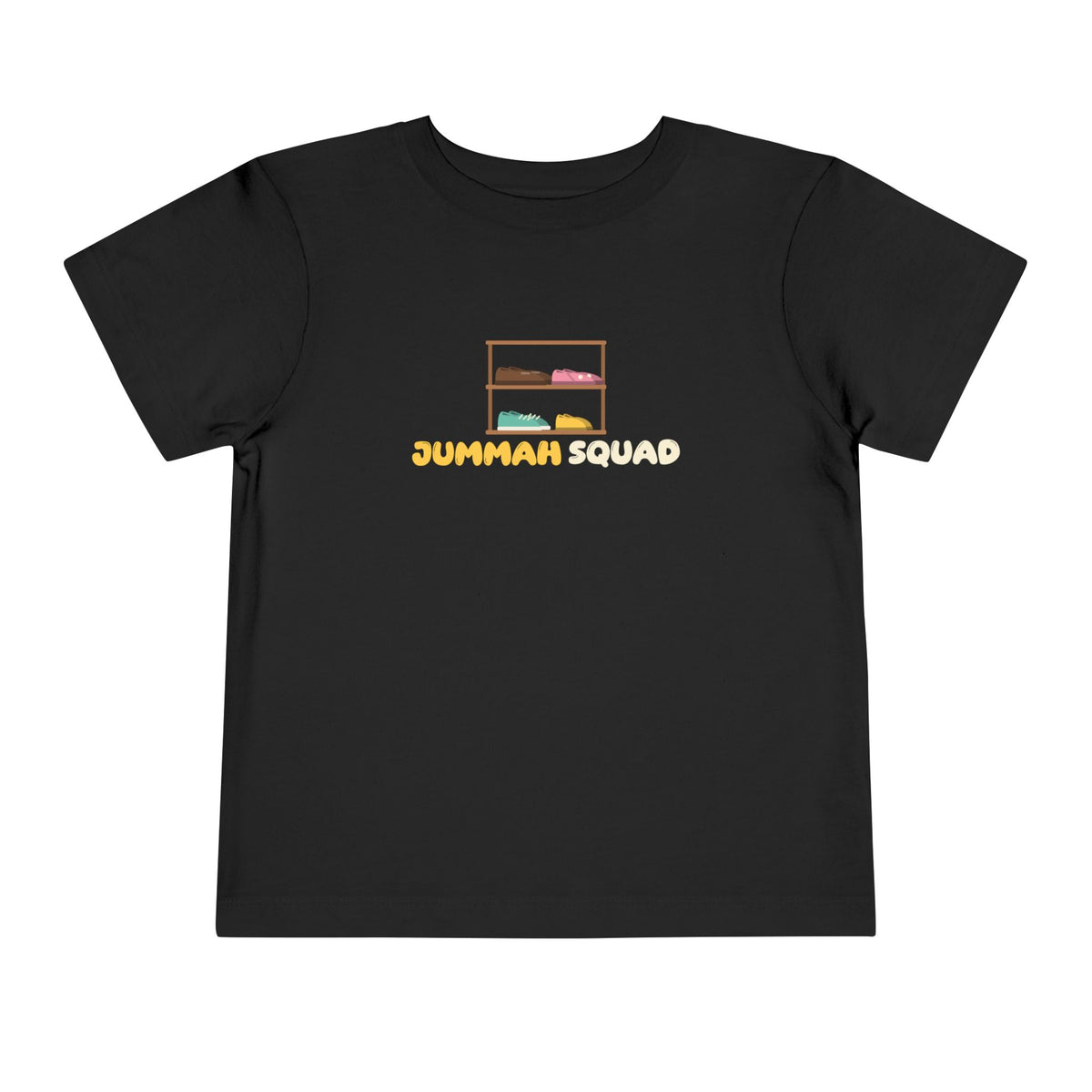 Jummah Squad Islamic Toddler T-Shirt in Black – AdabStars