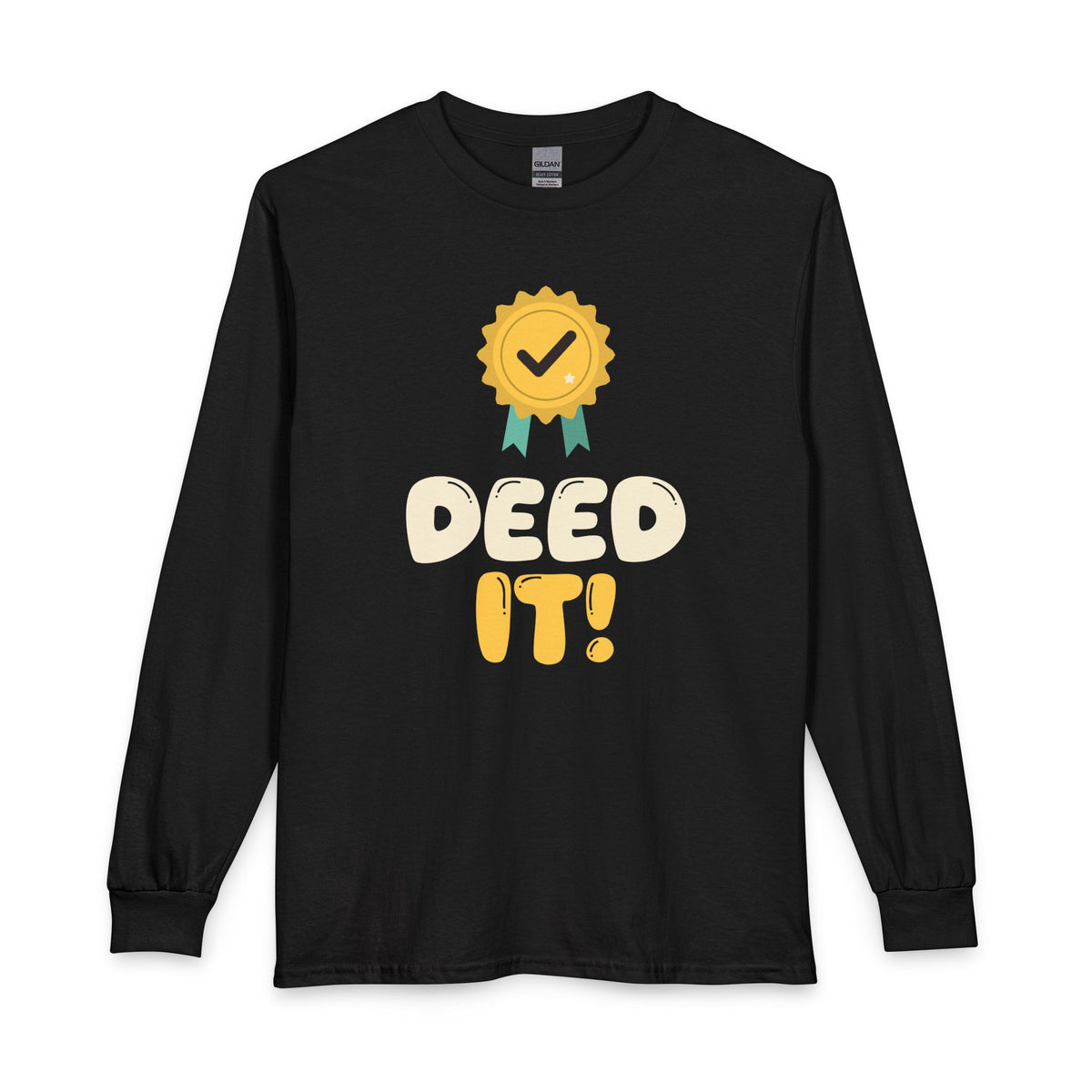 Deed It! Islamic Long Sleeve Shirt in Black – AdabStars