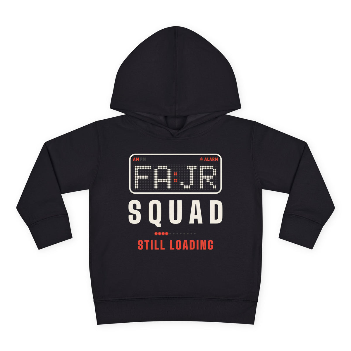 Fajr Squad: Still Loading Islamic Toddler Hoodie in Black – AdabStars