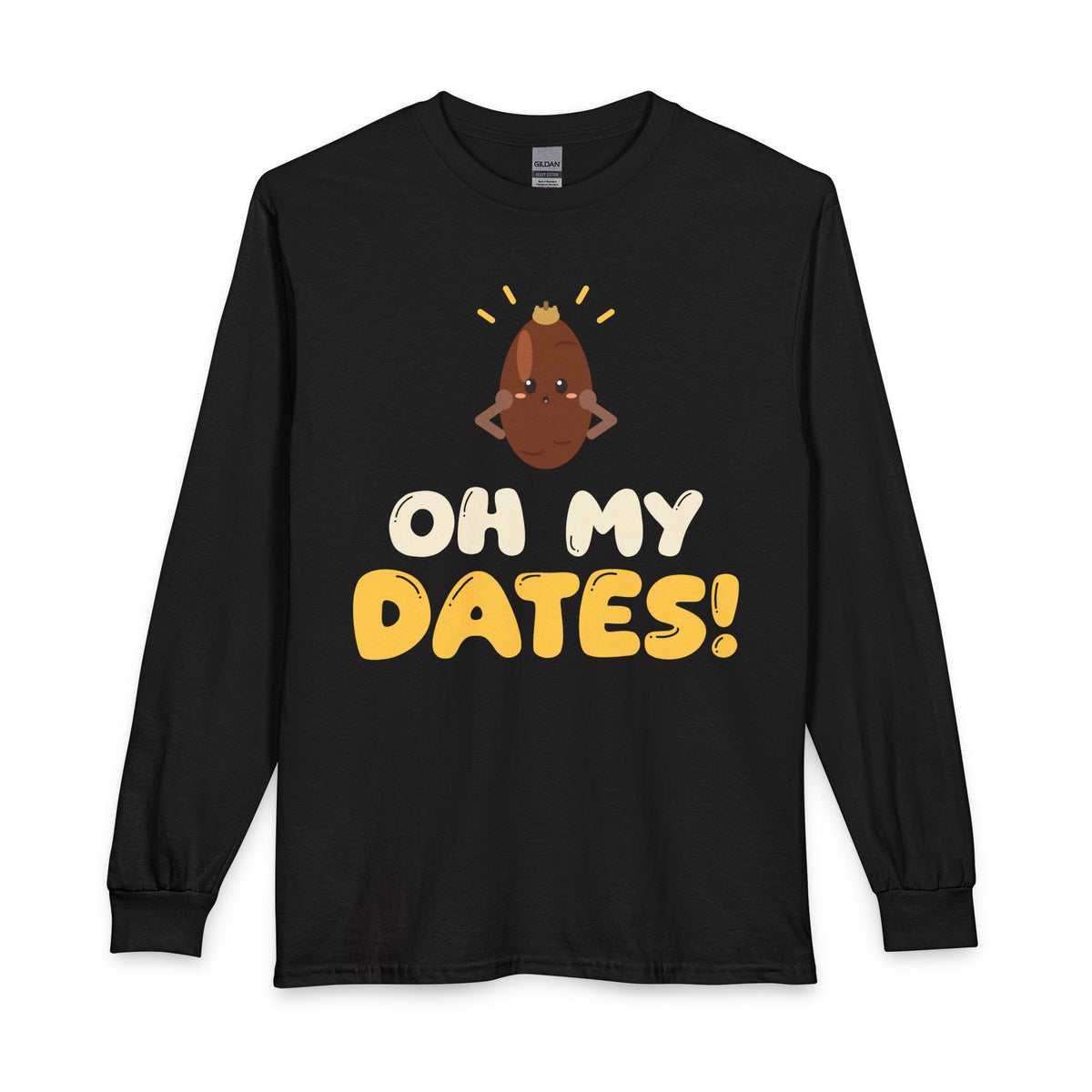 Oh My Dates Ramadan Long Sleeve Shirt in Black – AdabStars