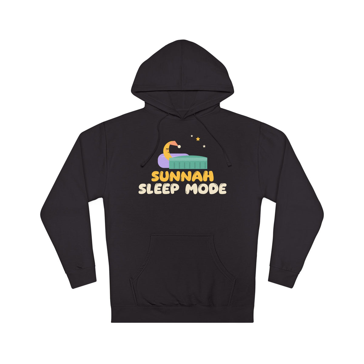 Sunnah Sleep Mode Islamic Hoodie in Black – AdabStars