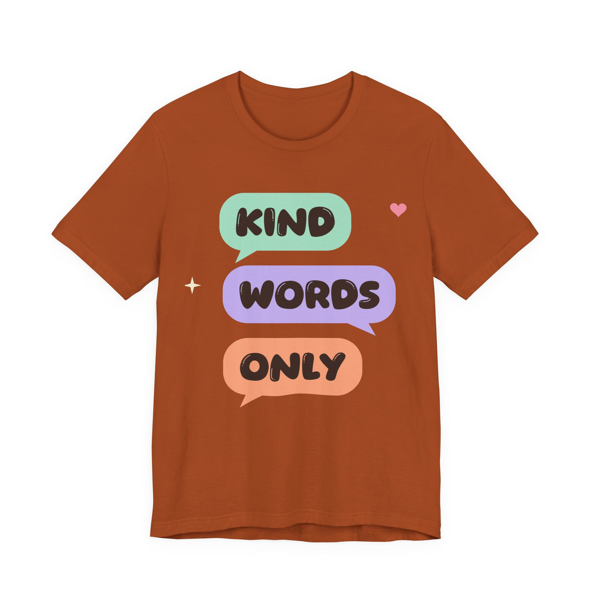 Kind Words Only Islamic Shirt | Adab Kids Kind Words Only Speech Bubbles Gentle Muslim | AdabStars Islamic Kids Apparel