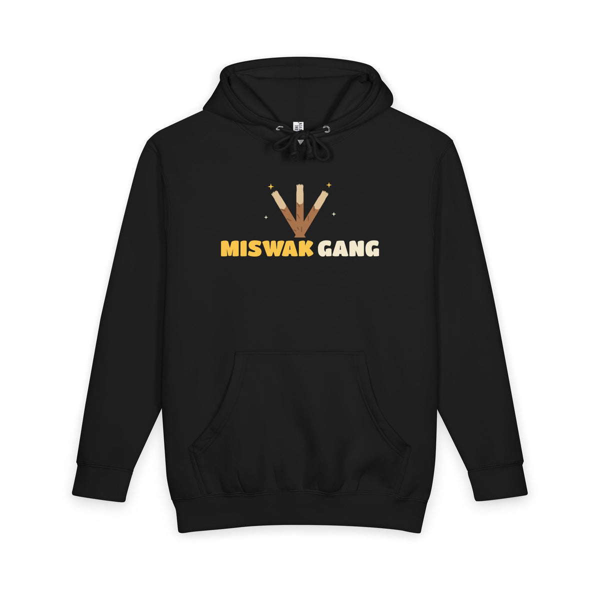 Miswak Gang Islamic Heavyweight Premium Heavyweight Hoodie in Black – AdabStars
