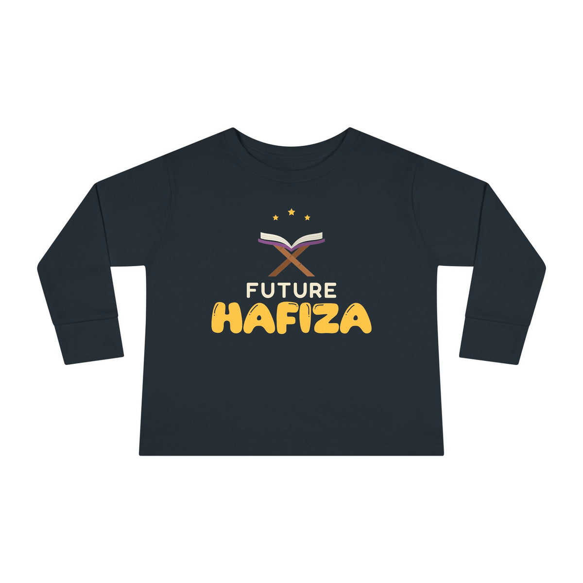 Future Hafiza Islamic Toddler Toddler Long Sleeve Shirt in Black – AdabStars