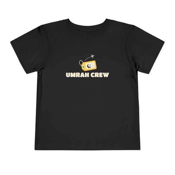 Umrah Crew Toddler T-Shirt in Black – AdabStars