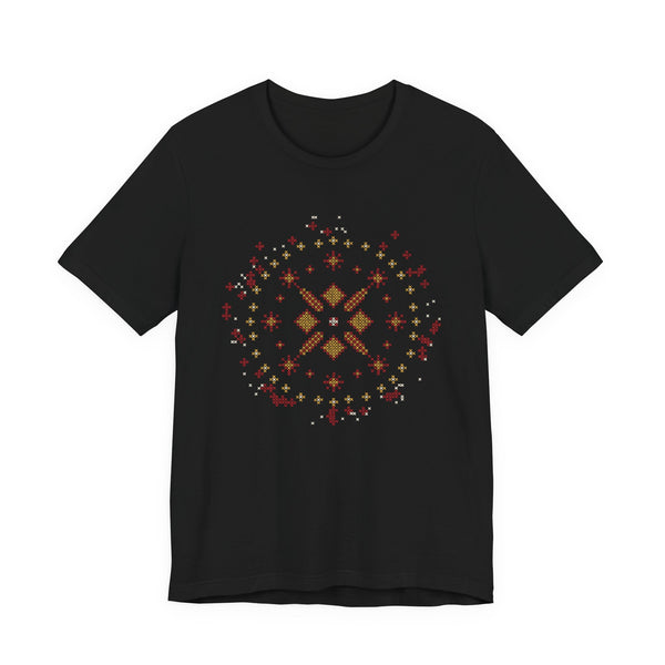 Tatreez Star Medallion Islamic Unisex T-Shirt in Black – AdabStars
