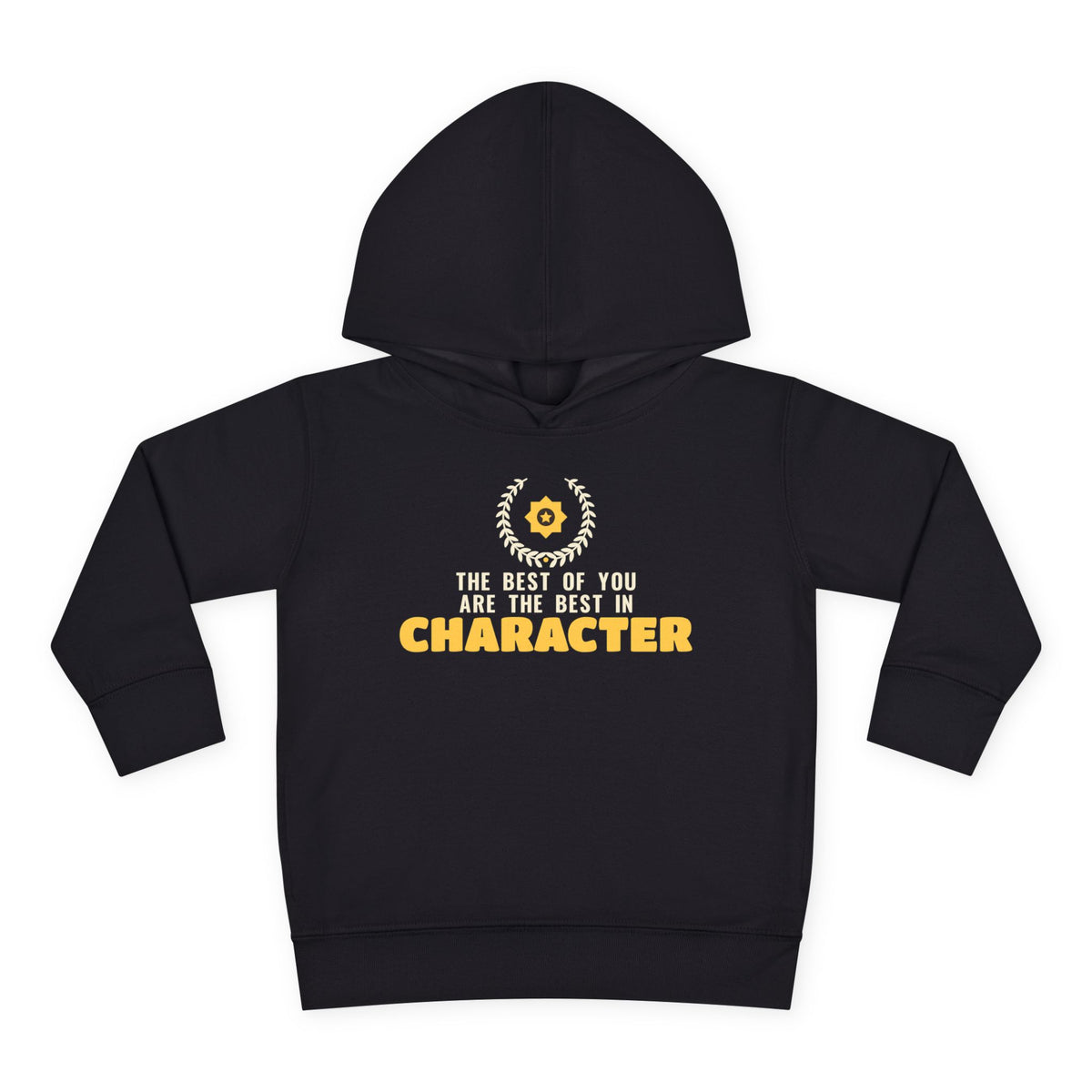 Best In Character Islamic Toddler Hoodie in Black – AdabStars
