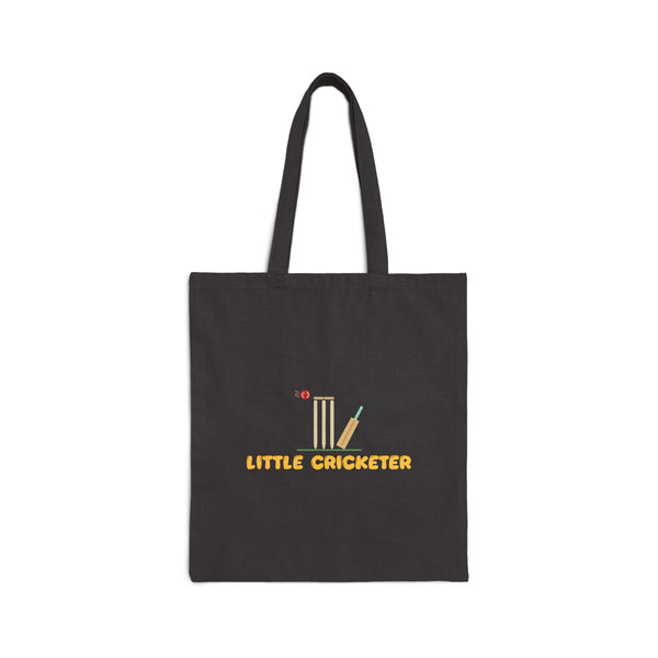 Cricket Rookie Canvas Tote Bag in Black, double-sided print – AdabStars