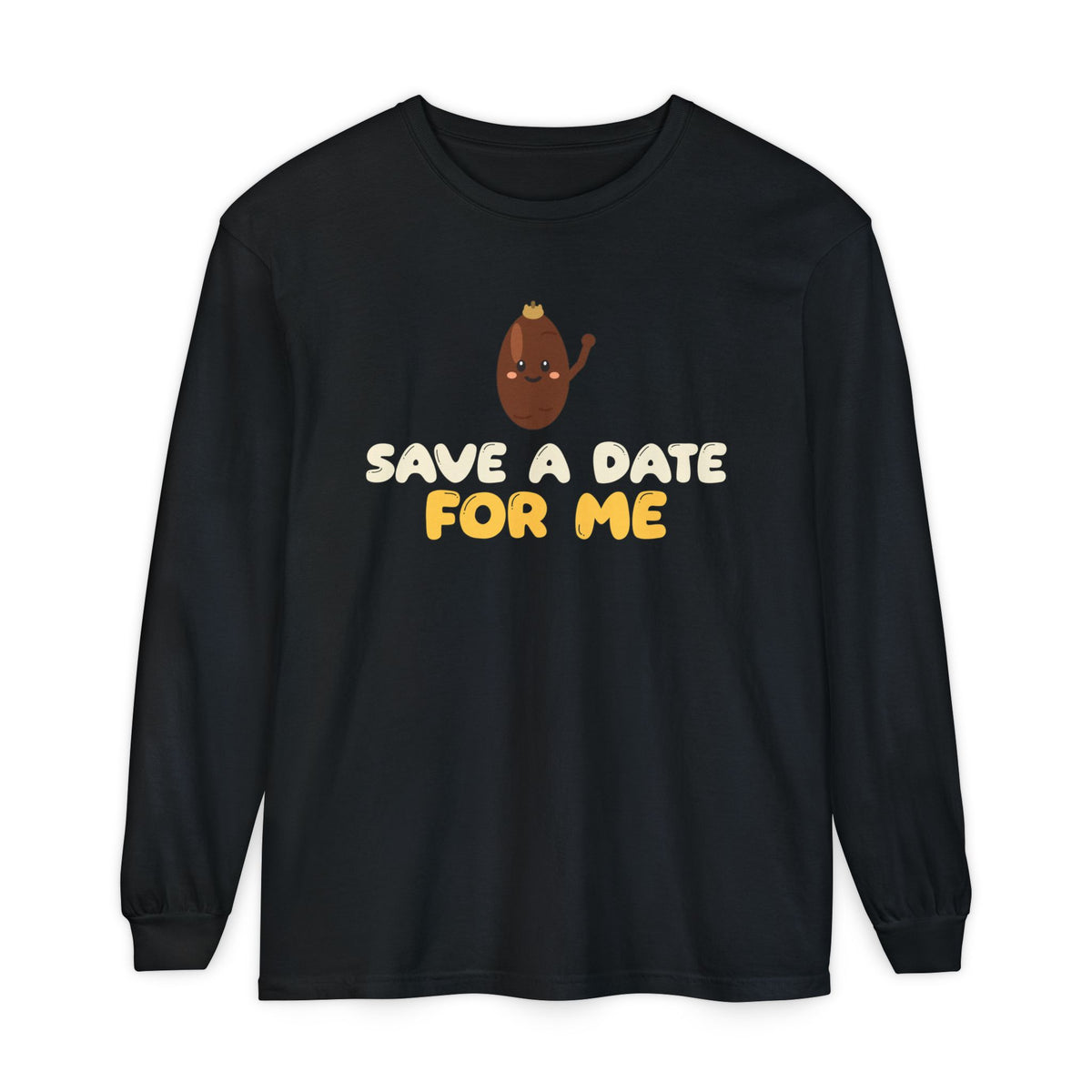 Save A Date For Me Ramadan Long Sleeve Shirt | Ramadan Iftar Kids Sweet Fruit Pun | AdabStars Islamic Kids Apparel