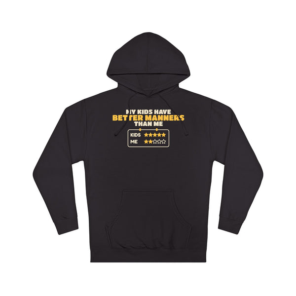Better Manners Than Me Hoodie in Black – AdabStars