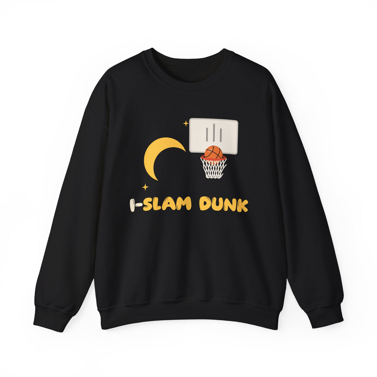 I Slam Dunk Muslim Crewneck Sweatshirt – AdabStars