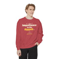 Be Like Ayyub (AS) Sweatshirt | Prophet Ayyub (Job) Patience Story, Qur'an 38:41-44 on the Back | AdabStars