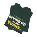 Be Like Yunus (AS) Shirt | Prophet Yunus (Jonah) Hope Story, Qur'an 21:87-88 on the Back | AdabStars