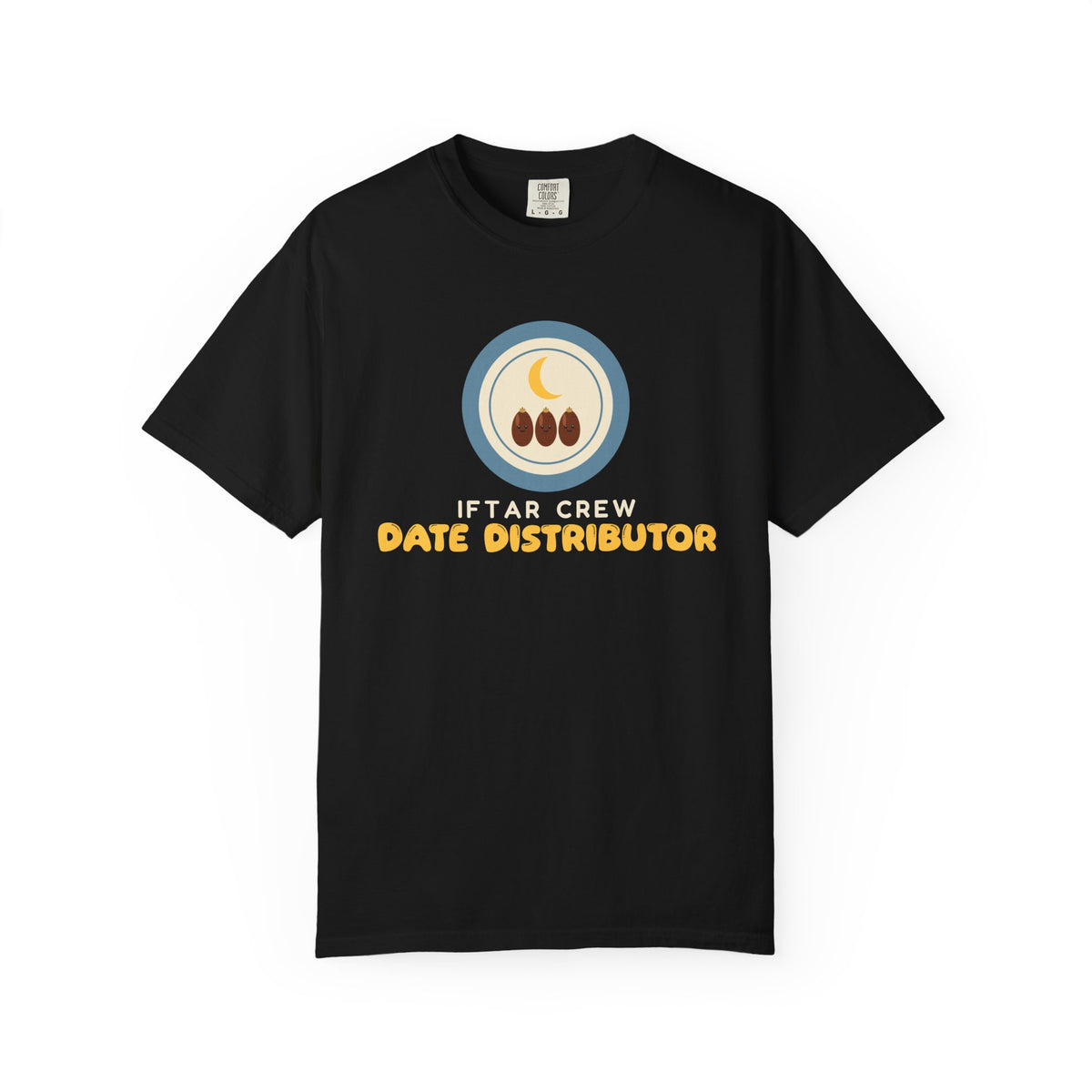 Iftar Crew: Date Distributor Heavyweight T-Shirt in Black – AdabStars