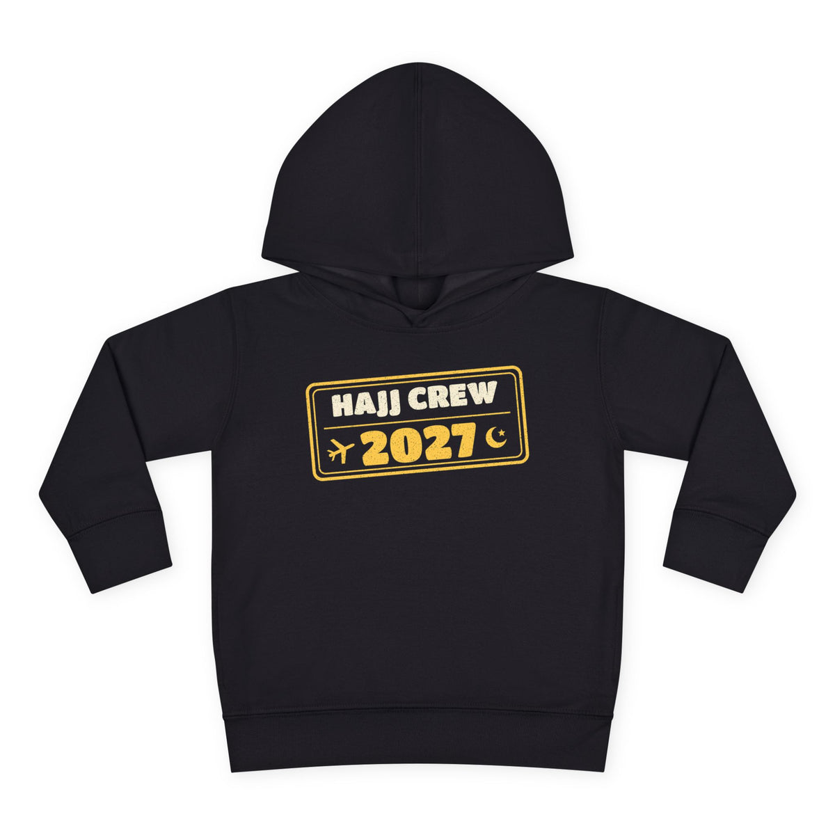 Hajj Crew 2027 Toddler Hoodie in Black – AdabStars