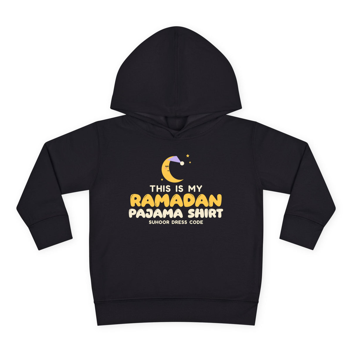 This Is My Ramadan Pajama Toddler Hoodie in Black – AdabStars