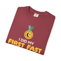 I Did My First Fast Ramadan Heavyweight Tee | Ramadan Kids Milestone Medal Proud | AdabStars Islamic Kids Apparel
