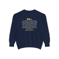 Be Like Isa (AS) Sweatshirt | Prophet Isa (Jesus) Gentleness Story, Qur'an 19:30-32 on the Back | AdabStars